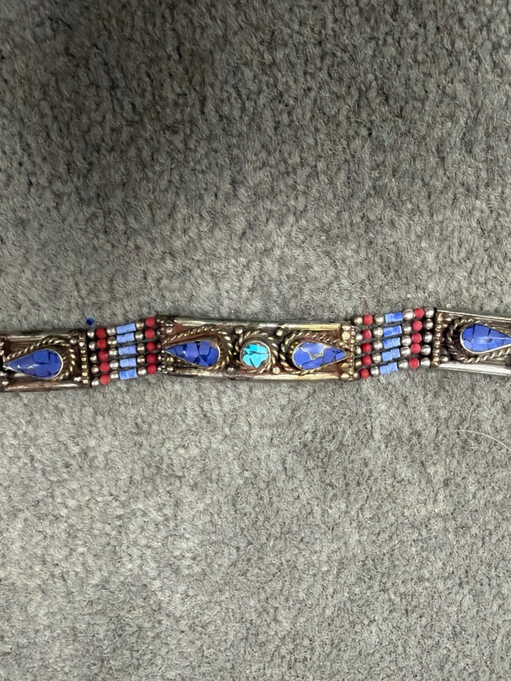 Ethnic Tibetan Lapis Lazuli Bracelet